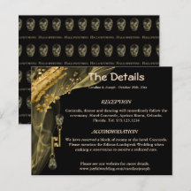 Information om Hallobröllop med Döskallarna Black