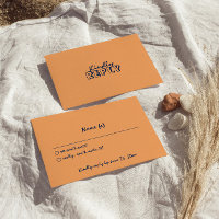 Information om handskriven färgfull Retro Modern B