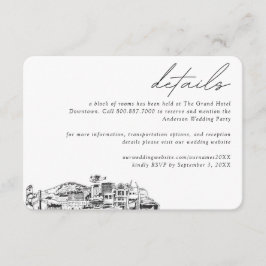 Information om hotellrumsblock för bröllop i Ancho Tilläggskort