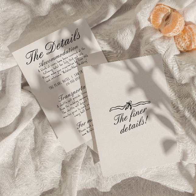 Information om illustrerad handskriven ritad Bröll Tilläggskort (Skapare uppladdad)