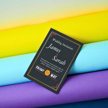 Information om inbjudan till Röda & Guld Bröllop-A