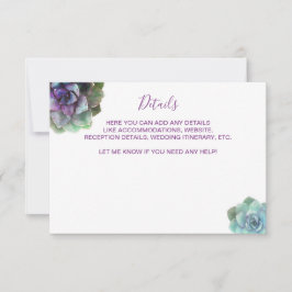Information om inbjudan till Watercolor Succulents