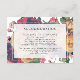 Information om INFO Boho Blommigt Modern Bröllop Tilläggskort