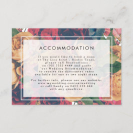 Information om INFO Boho Blommigt Modern Bröllop Tilläggskort