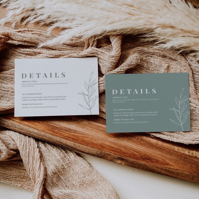 Information om informationskort för Blommigt Sage  Tilläggskort (Skapare uppladdad)