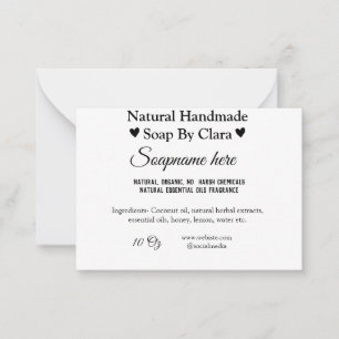 Information om innehåll på webbplatsen för soap na anteckningskort