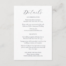 Information om isblåsblåsmussling Vinter-bröllop Tilläggskort