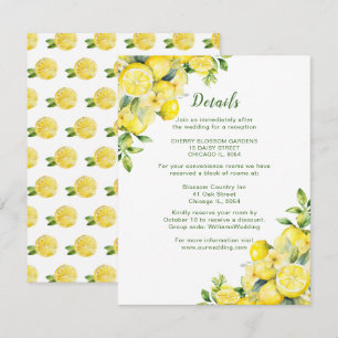 Information om italienska Lemon Greenery Ram Bröll Tilläggskort