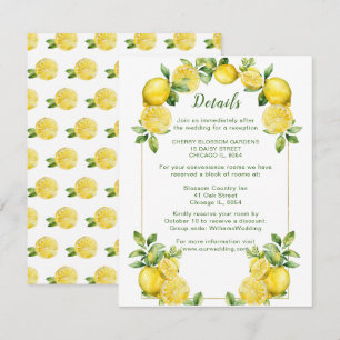 Information om italienska Lemon Greenery Ram Bröll Tilläggskort