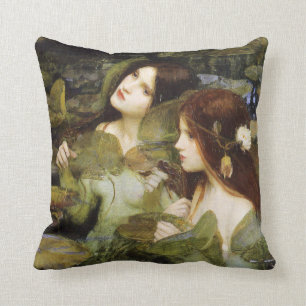 Information om John W. Waterhouse Hylas och Nymphs Kudde
