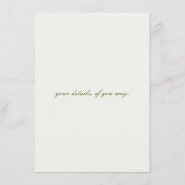 Information om klassisk Elegant lyxminimalistisk B Tilläggskort