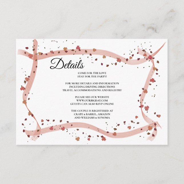 Information om kortet för hand plockade-menyflikso tilläggskort (Framsida)