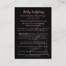 Information om kroppsskulptering före och efter be