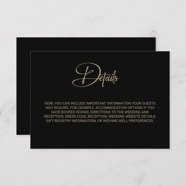 Information om lila Burgundy Black Blommigt Bröllo Tilläggskort (Fram/baksida)