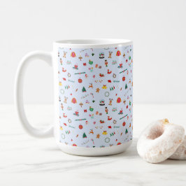 Information om ljus jul kaffemugg