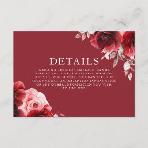 Information om Luxe Radiance Ruby Röd ros Bloom Br Tilläggskort