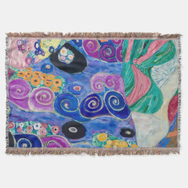 Information om Maiden av Gustav Klimt Filt