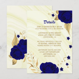 Information om marmor till blommigten royal Blue g Tilläggskort