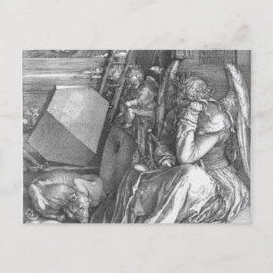 Information om Melancholia I från Albrecht Dürer ( Vykort