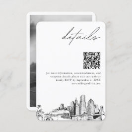 Information om Miami Destination Wedding QR-kod Sm Tilläggskort
