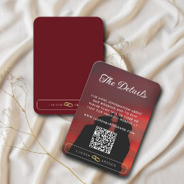 Information om minimal Photo Bröllop i modern Ultr Tilläggskort