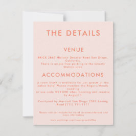 Information om minimal Teal Bröllop-inbjudan Inbjudningar