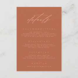 Information om minsta Rust Peach Fine Art Blommigt Tilläggskort