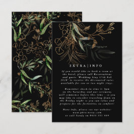 Information om MODERN botaniska Eucalyptus ONYX-up Tilläggskort