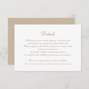 Information om Modern Elegant Calligraphy Script B Inbjudningar