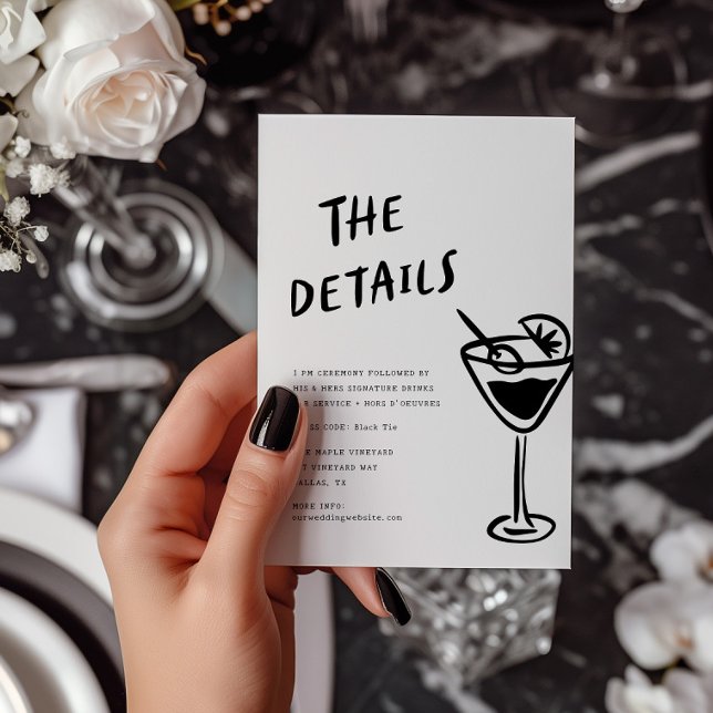 Information om Modern Funky Retro QR-kod Bröllop Anteckningskort (Skapare uppladdad)