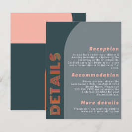 Information om Modern Groovy Arch Retro Bröllop