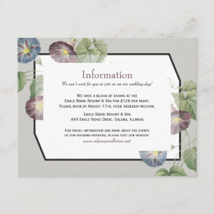 Information om Modern Heirloom God Bröllop Tilläggskort