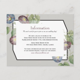 Information om Modern Heirloom God Bröllop Tilläggskort