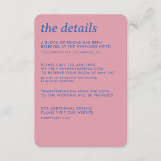 Information om modern, minimalistisk enkel Sleek B Tilläggskort