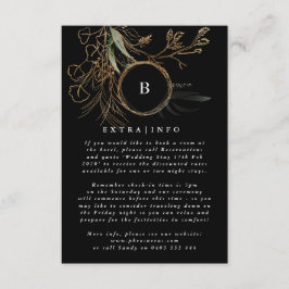 Information om MODERN Monogram Eucalyptus ONYX Inf Tilläggskort