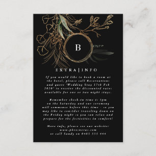 Information om MODERN Monogram Eucalyptus ONYX Inf Tilläggskort