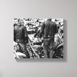 Information om motorcykelmotorcyklar Ride Riders B Canvastryck
