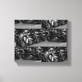 Information om motorcykelmotorcyklar Ride Riders B Canvastryck