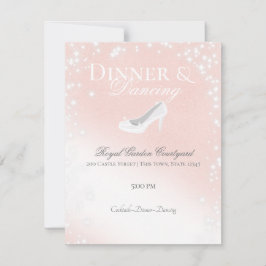 Information om mottagning av glasglidbröllop spara datumet