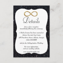 Information om Ofinity Bröllop i Svarta Glitter Gu