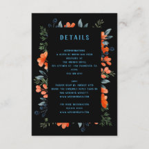 Information om Orange för botaniska Blommigt Bröll