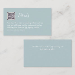 Information om OSA av QR-kod på webbplatsen Hotel  Tilläggskort