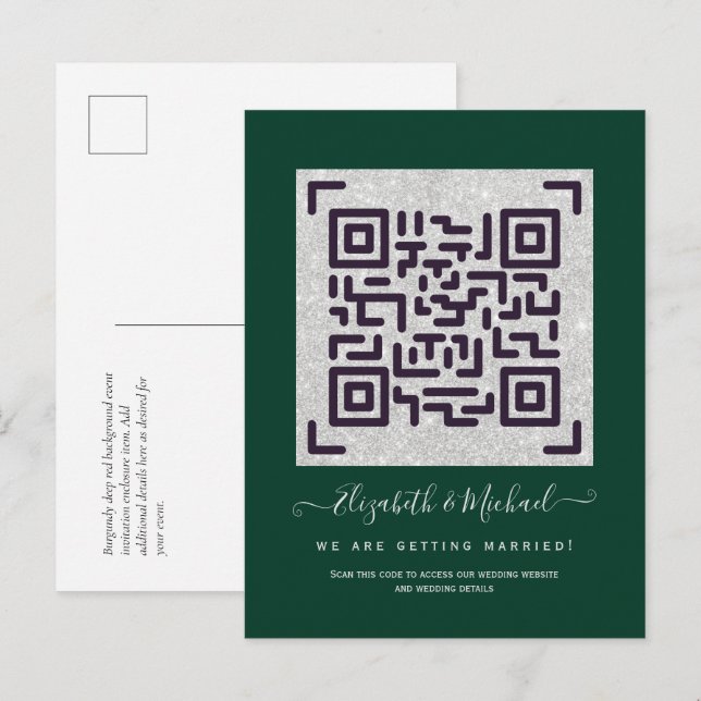 Information om OSA av QR-kod på webbplatsen Hotel  Vykort (Fram/baksida)