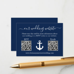 Information om OSA för Nautisk anchor Blue 2 QR Br Tilläggskort