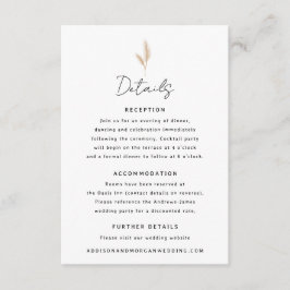 Information om Pampas Grass Desert Ligcape Boho Br Tilläggskort