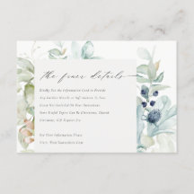 Information om Pastel Blue Grönt Foliage Ram Bröll