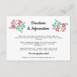 Information om PeopleArt Blommigt Mexican Fiesta B Tilläggskort