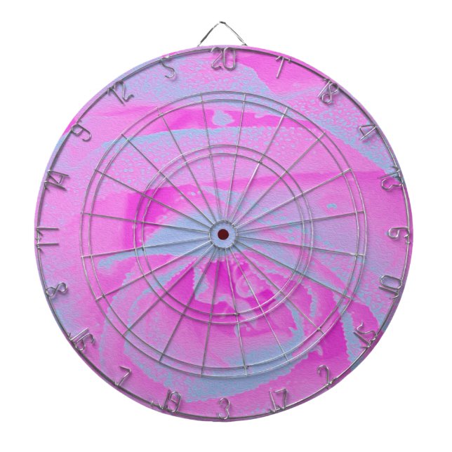 Information om perfekt Shock rosa och ljusblå Ro Darttavla (Framsidan)