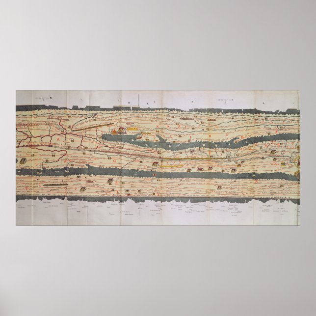 Information om Peutinger Bord Poster (Framsidan)