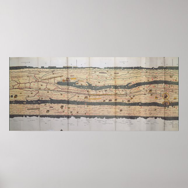 Information om Peutinger Bord Poster (Framsidan)